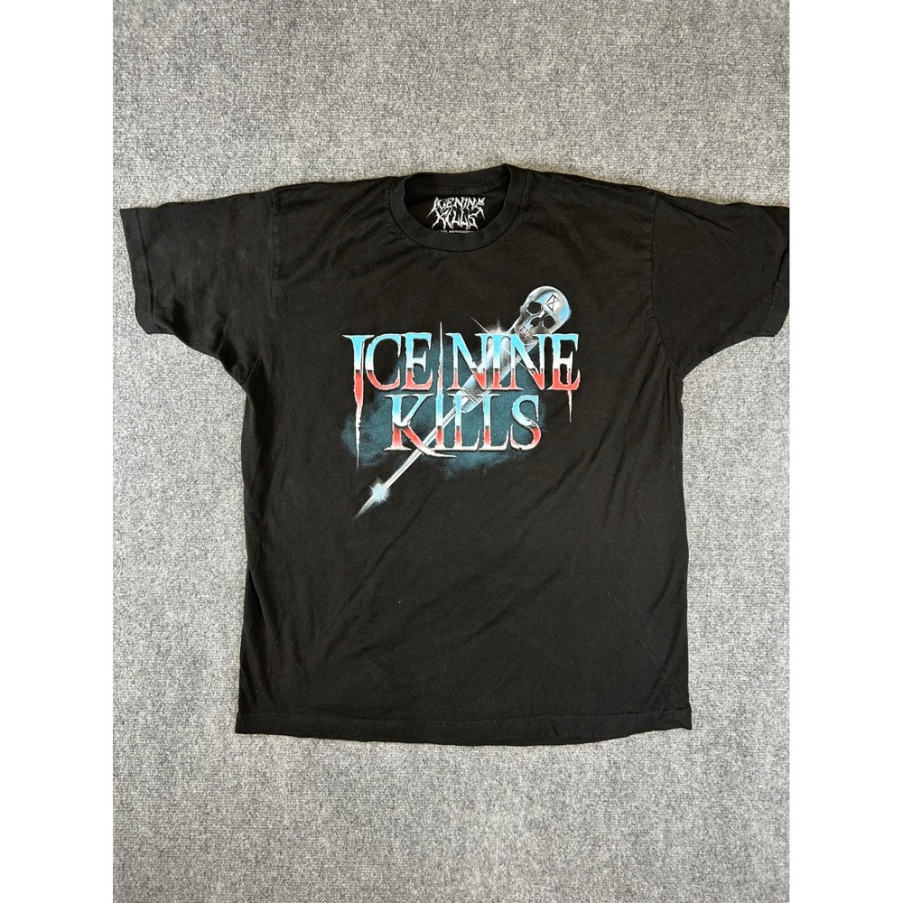 Ice Nine Kills Trinity of Terror Tour Shirt Mens XL Black Welcome to Horrorwood